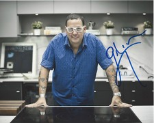 GRAHAM ELLIOT SIGNED AUTHENTIC 8X10 PHOTO C w/COA TOP CHEF COOK MASTERCHEF