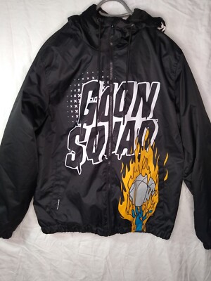 Mens Space Jam Goon Squad Large Looney Tunes Winter Jacket Coat