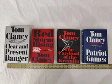 Tom Clancy 4 Hardcover Book Bundle - See Description For Details