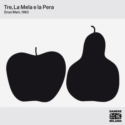 Enzo Mari DANESE Tre, La Mela e la Pera Art Poster unframed Wall