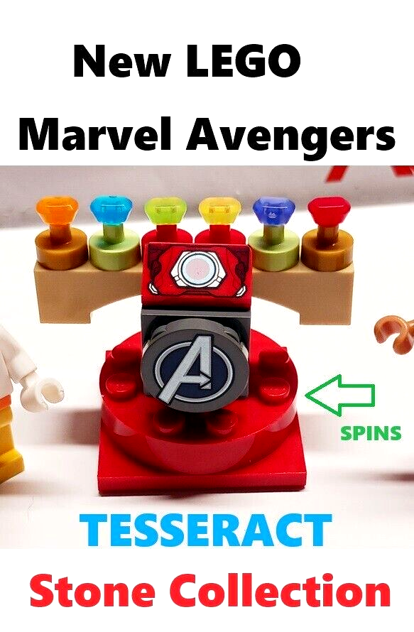 LEGO Thanos Marvel Collection of TESSERACT Stone Rock Colorful
