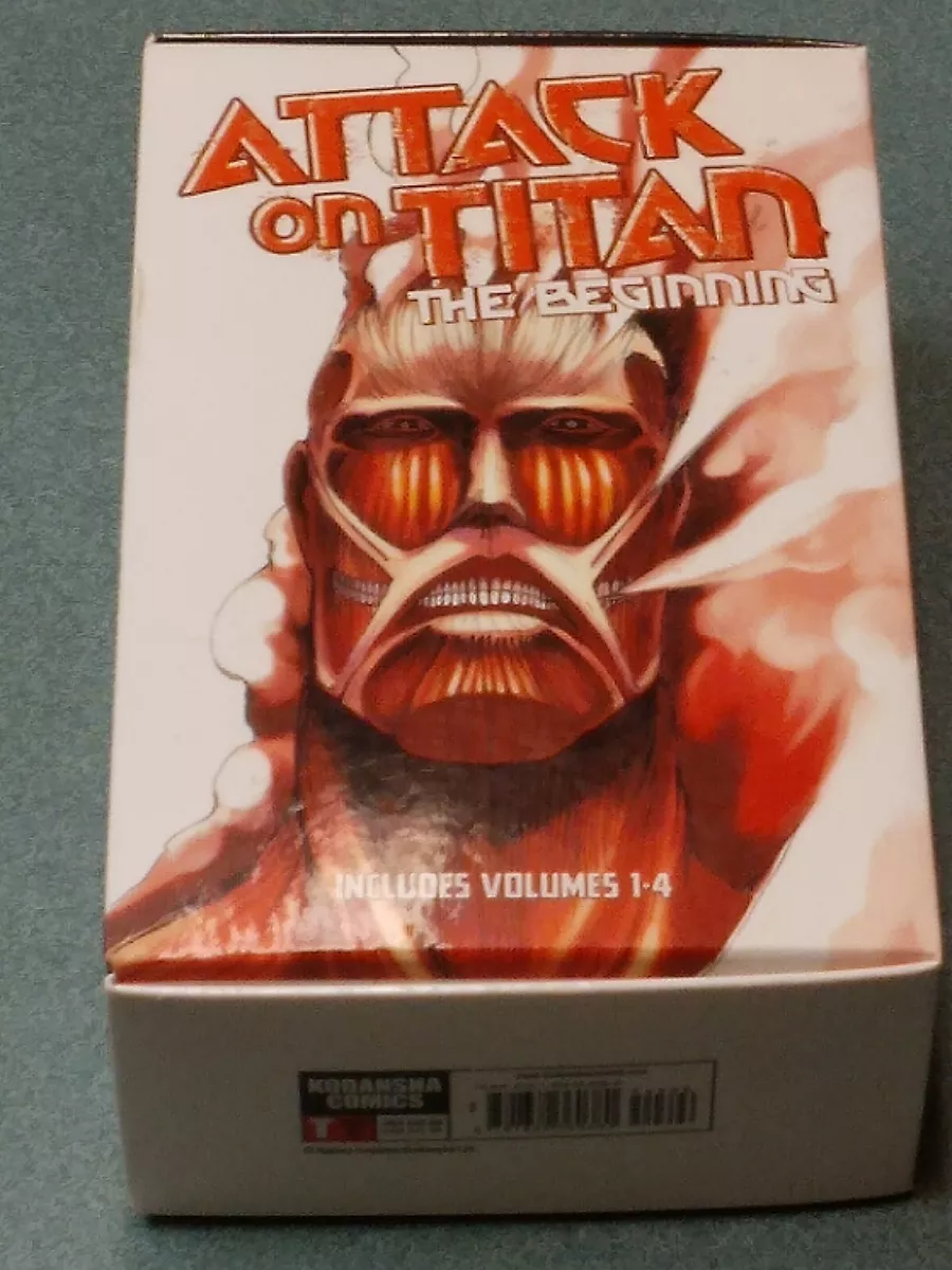 Attack on Titan Season 1 Part 1 Manga Box Set