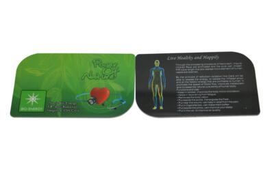 10/20/50/100Pcs Quantum Power Energy Card Magnetic Products Health Scalar-Green