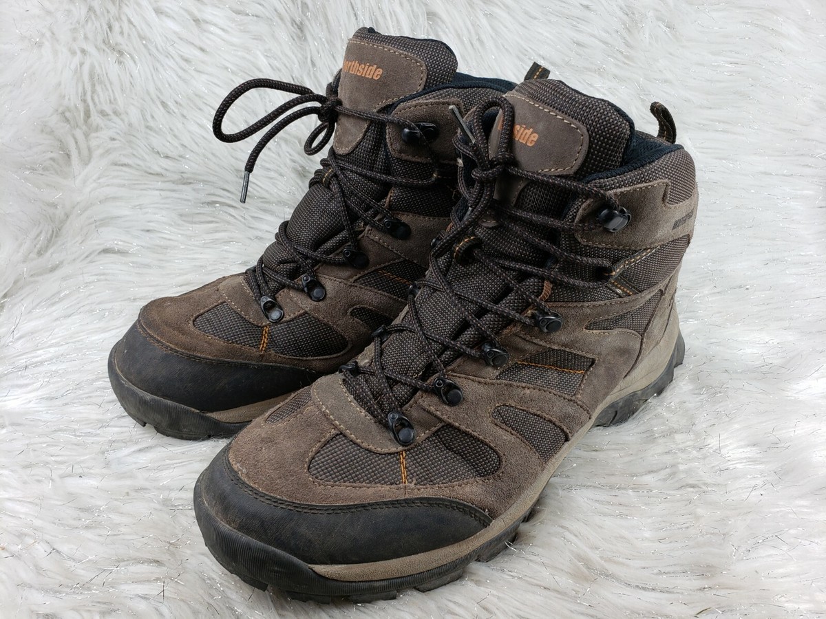 NORTHSIDE Waterproof Brown Suede Mens Hiking Trail Boots  display picture 3