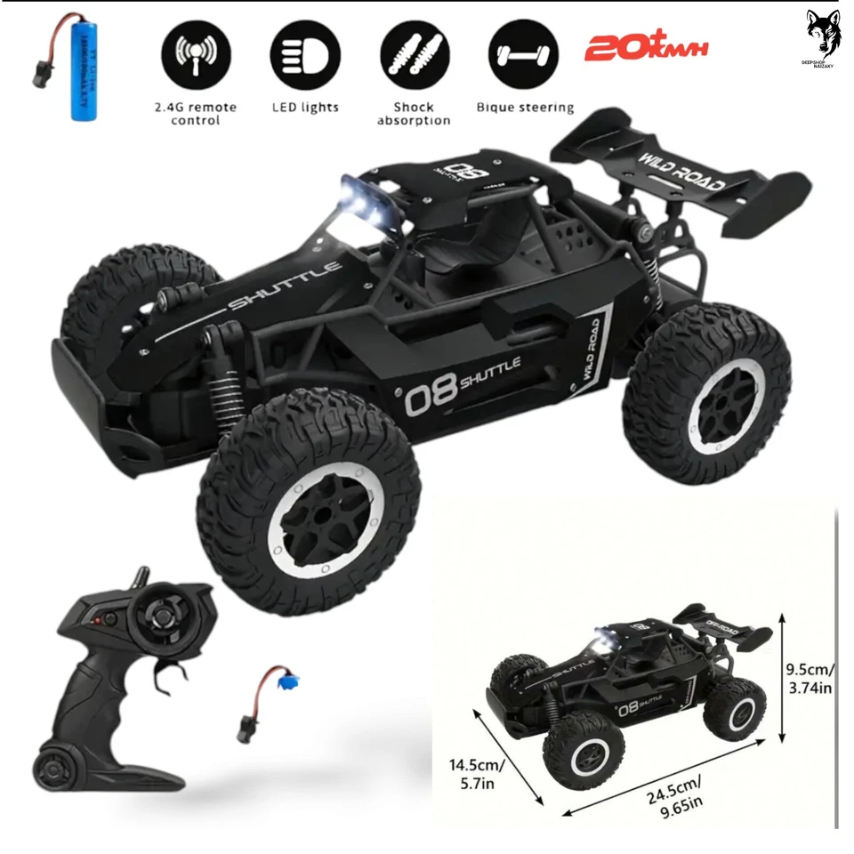 Auto telecomandata ad Alta velocità RC Auto 2.4 GHz 1:16 Corsa Veloce Drift - Immagine 2 di 3