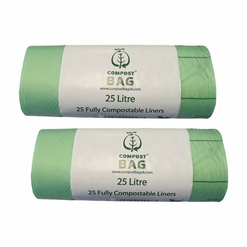 Addis 7 Litre 100% Compostable Compost Food Caddy Liners 20 Per Pack - Foto 5