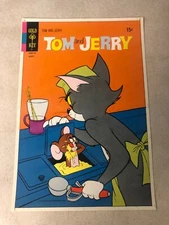 TOM AND JERRY #258 ART original comic book Cover Proof 1971 ICE CREAM MILKSHAKE