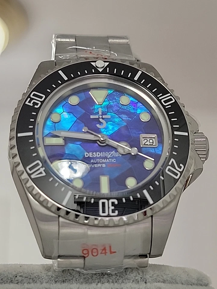 Автоматические часы PowerBy SEIKO с гелиевым спасательным клапаном на заказ NH35 43 мм - Изображение 4 из 4
