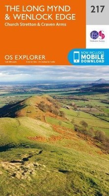 The Long Mynd & Wenlock Edge (Map) OS Explorer Map