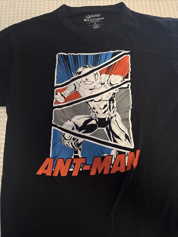 Marvel Ant-Man T-shirt. Black Kids Large. 100% Cotton