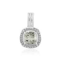 Cavill GrüNer Amethyst AnhäNger 0,72Ct Sterlingsilber Damen Echtschmuck