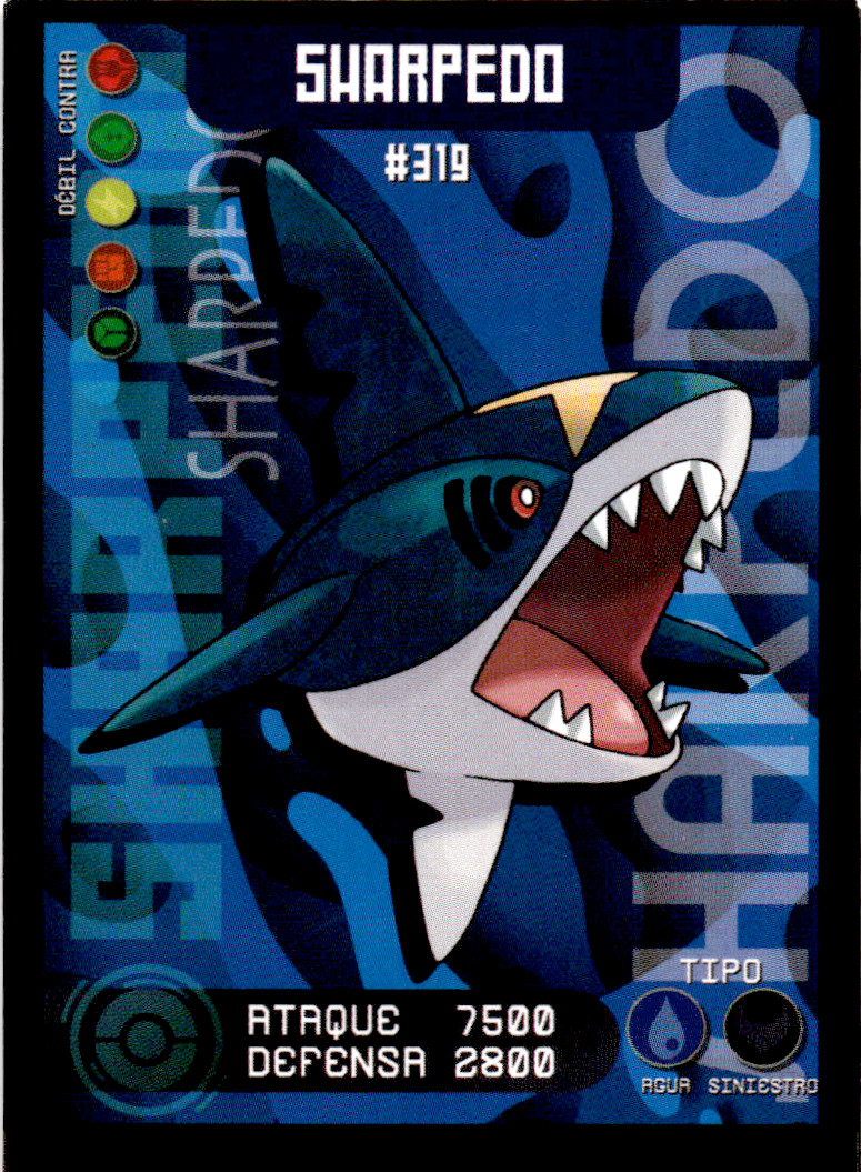 Sharpedo #319 Pokémon 2024 Card Database 3  Peru Spanish