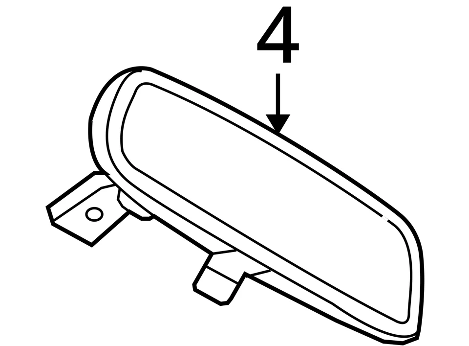 Espejo retrovisor estilo clásico atenuación automática para 07-17 COMPASS 589295 Foto 4 de 4
