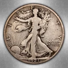 1921-S Walking Liberty Half Dollar  CACG VG-8