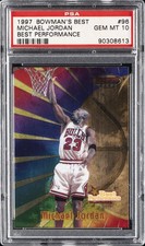 1997-98 Bowman's Best - Best Performance Michael Jordan #96 for