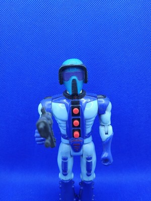 Vintage 1991 Toy Island Space Attack Sound Force Delta6 Action Figur Voice Squad