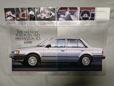1986 Mazda 323 Sport - Vintage Original Automotive Print Ad / Wall Art -