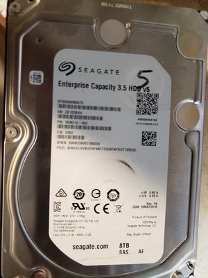 Seagate ST8000NM0075 8TB SAS Enterprise Capacity 3.5'' HDD V5 1RM212-002