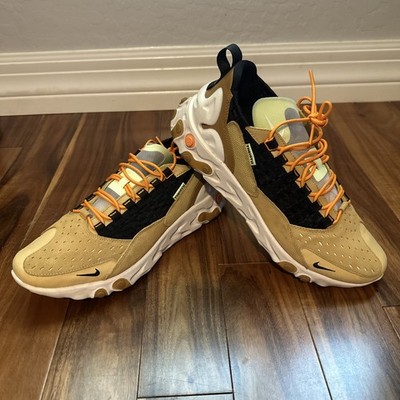 Nike React Sertu Men Shoes, Club Gold/Black/Wheat/Ceramic, AT5301-700, Sz 11.5 