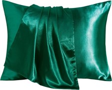 2 Pack Silk Satin Toddler Pillowcases, Luxury Silky Travel Envelope Closure