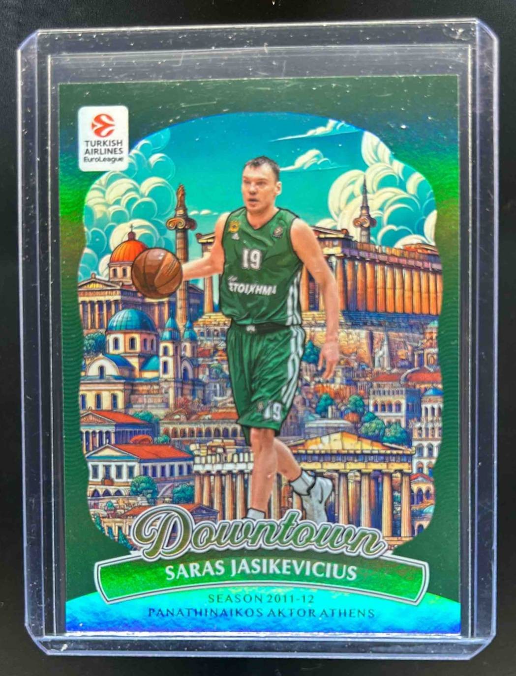 2024-25 Donruss Euroleague Saras Jasikevicius Downtown #8