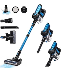 Cordless Vacuum Cleaner TPH09Mins Runtime Self-Standing Vacuum Cleaners for Home