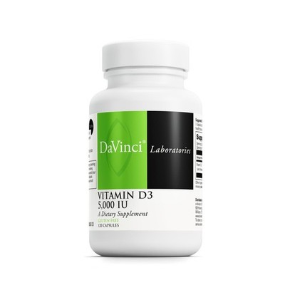 DAVINCI Labs Vitamin D3 5000 IU - Dietary Supplement to 120 Count (Pack of 1)