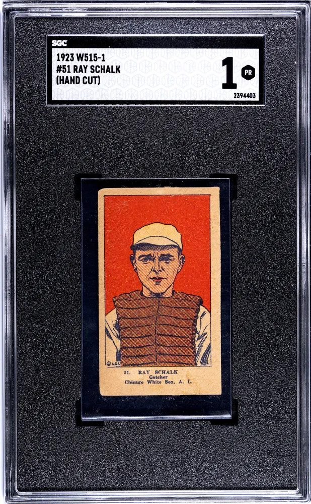 1923 W515-1 Ray Schalk #51 SGC 1