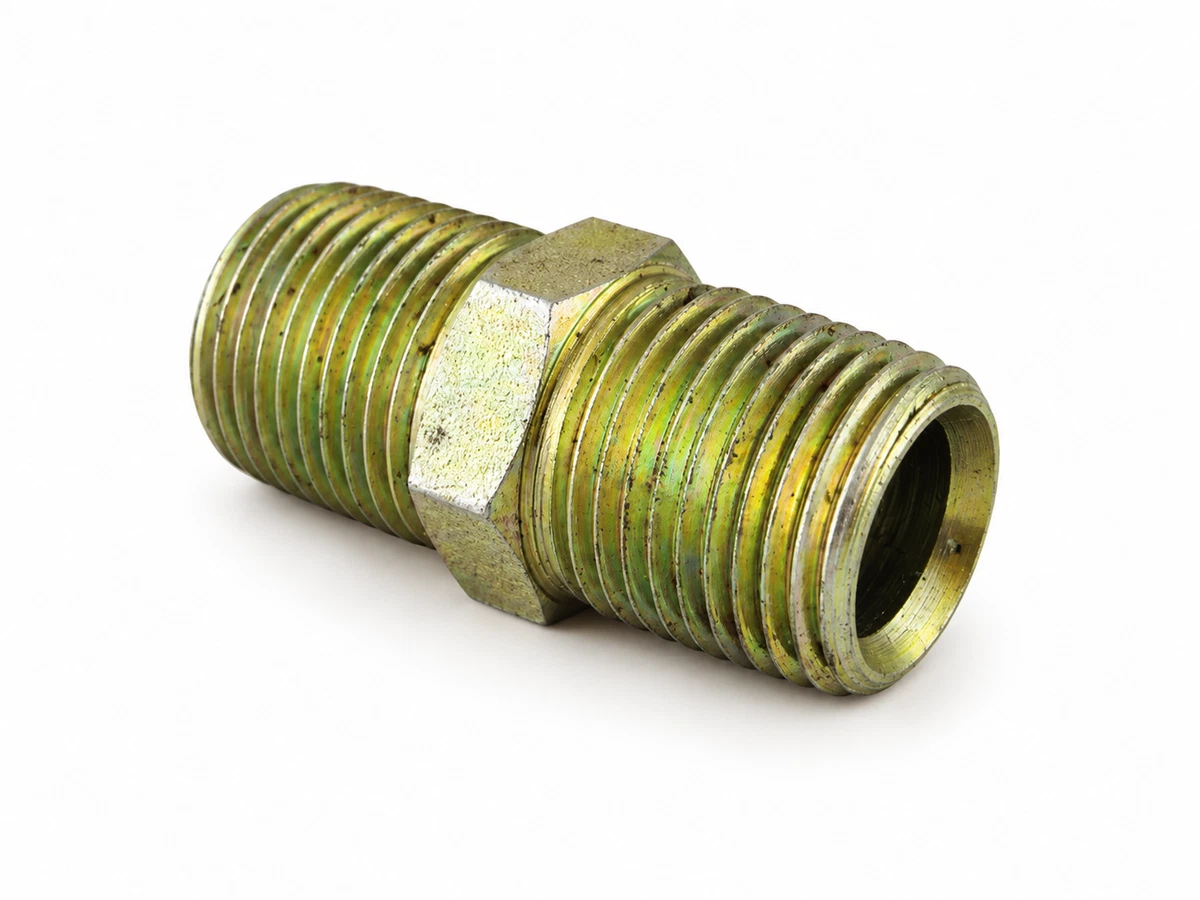 Conector de manguera pulverizador de pintura 3/8" M x 3/8" M