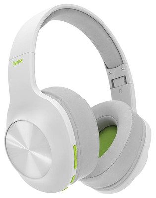 HAMA - Over-Ear Wireless Bluetooth Headphones, White
