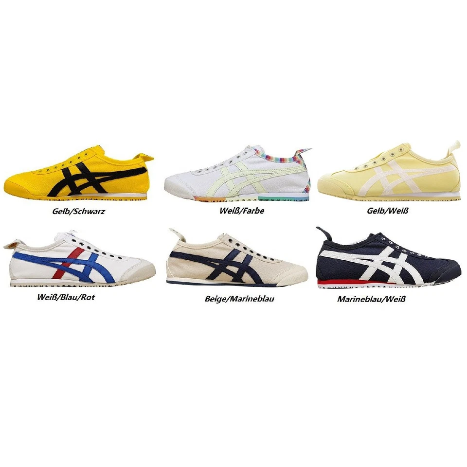 MARKENLOS Freizeitschuhe Unisex Herren Slipper aus Segeltuch Sneakers Mehrfarbig EUR 36-45