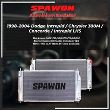 SPAWON 3 Row Aluminum Radiator Dodge Intrepid Chrysler LH 98-04 300M Concorde