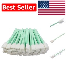 100 Lightweight Foam Cleaning Swabs - 5.1