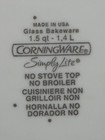 Corning Ware Simply Lite Set Of 2 White Casseroles 1.5 Qt & 2.5 Qt No Lids — photo 6