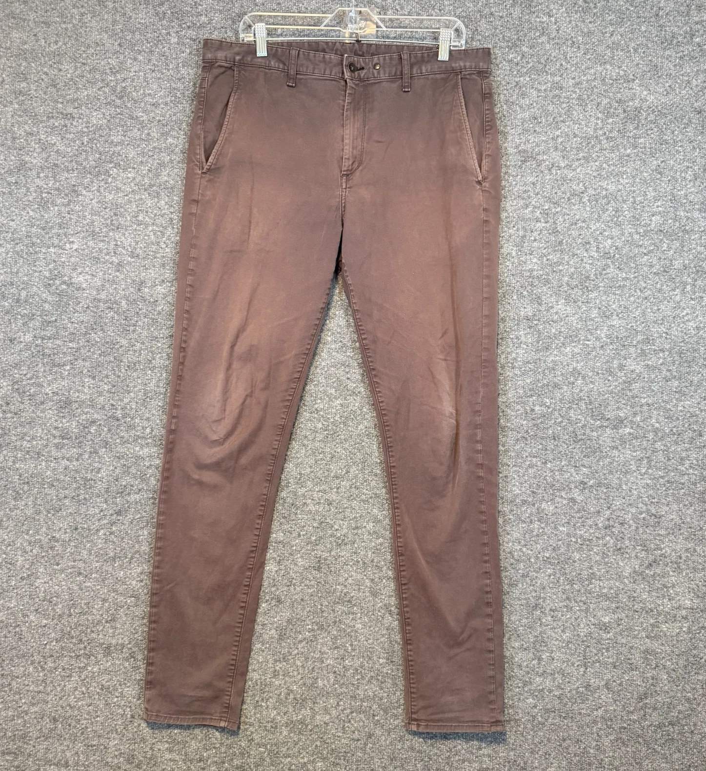 Rag & Bone Pants Mens 36x31 Brown Chinos Casual Standard Issue Faded Wash