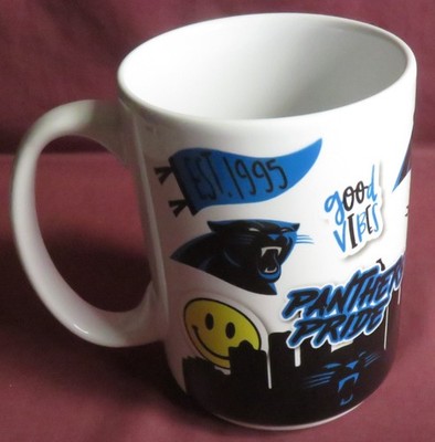 NEW, CAROLINA PANTHERS, NFL Football 15 oz. Coffee Mug Cup, from Logo Brands