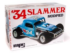 MPC - 1934" Slammer Modified 2T, 1:25 1/25 Scale, 7.375 Inches Long, white