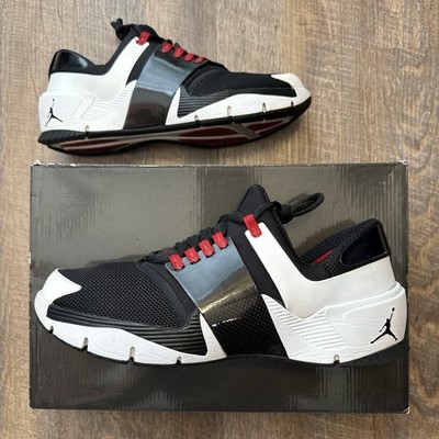 Nike Air Jordan Alpha Trunner Black White Red Size 10.5 Sneakers 407582-002