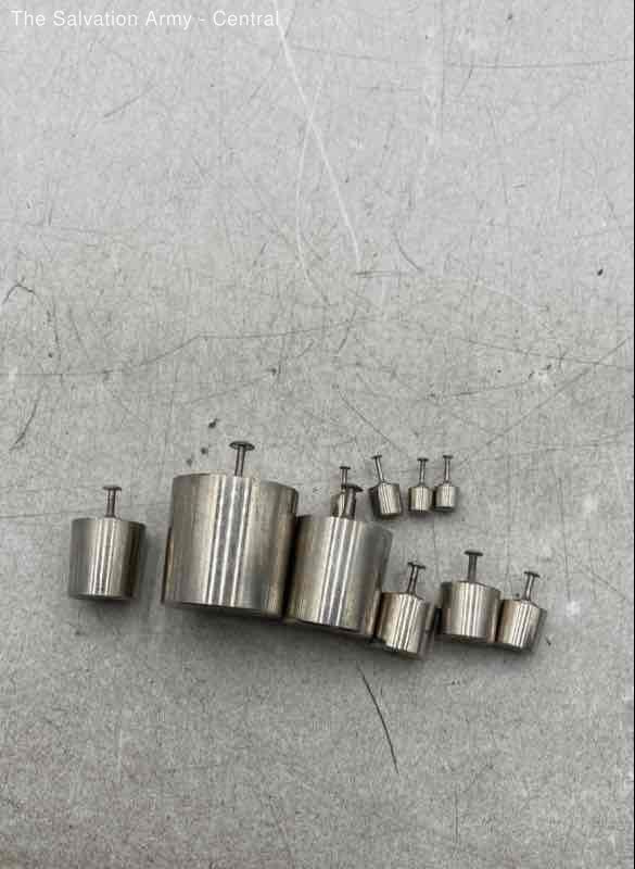 Gram Scale Test Weights Metal Medical Equipment Calibration Weights Set Of 10