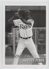 2021 Bowman Heritage Prospects Black & White Jhonny Piron #170 0hw6