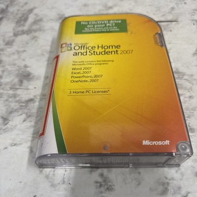 Microsoft Office 2007 Home and Student w/ Product Key - Excel, Word, PowerPoint