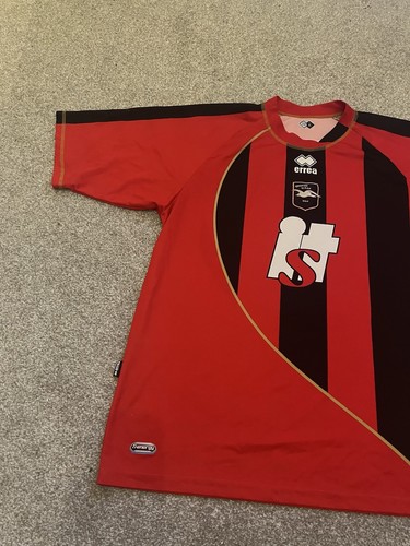 Brighton and Hove Albion 2009-2011 Red Away Football Shirt Jersey Errea Size XL - Picture 2 of 8