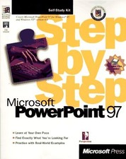 Microsoft Powerpoint 97 Step by Step Microsoft  - Paperback - GOOD