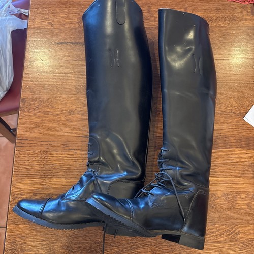 Essex Magic Womens W950 Leather Long Riding Boots 6.5  USA MADE - Picture 1 of 14