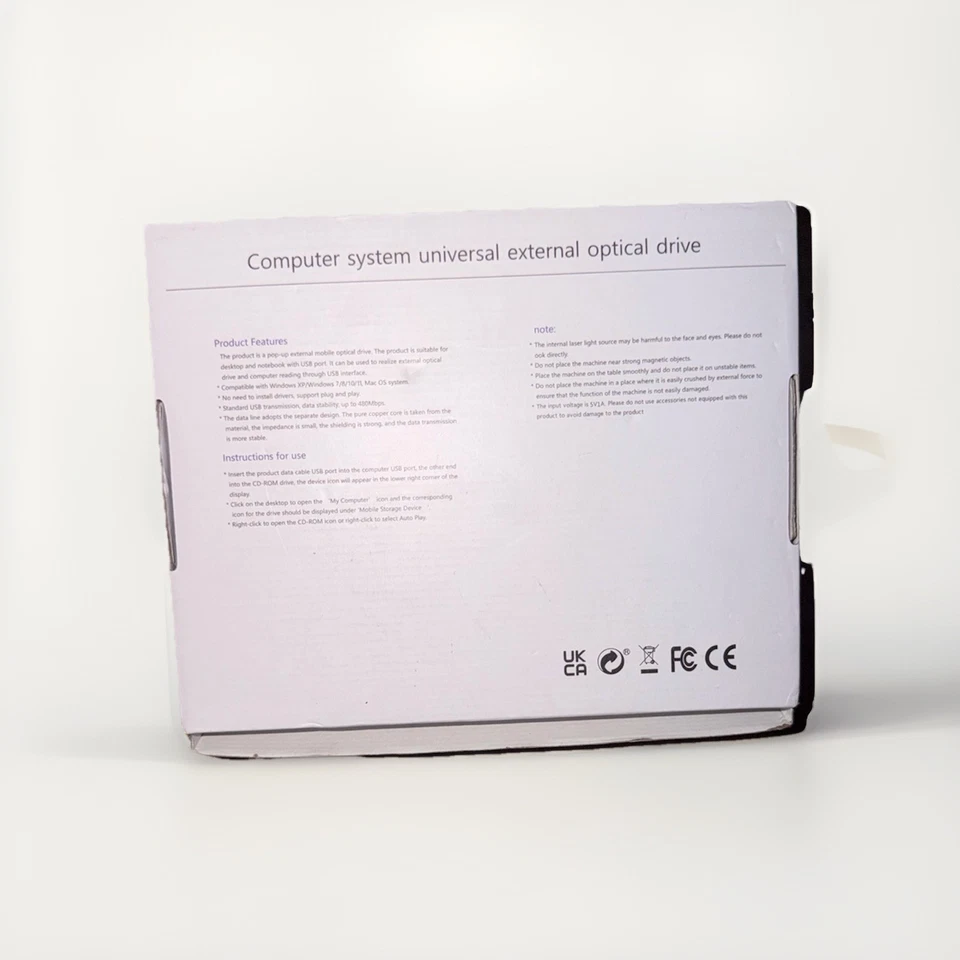Ultra Thin Optical Drive - USB EXTERNAL DRIVE - Image 2 of 3