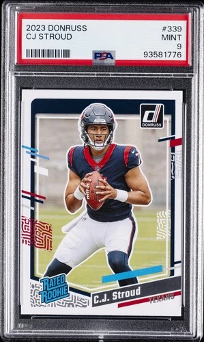 2023 PANINI DONRUSS #339 CJ STROUD PSA 9