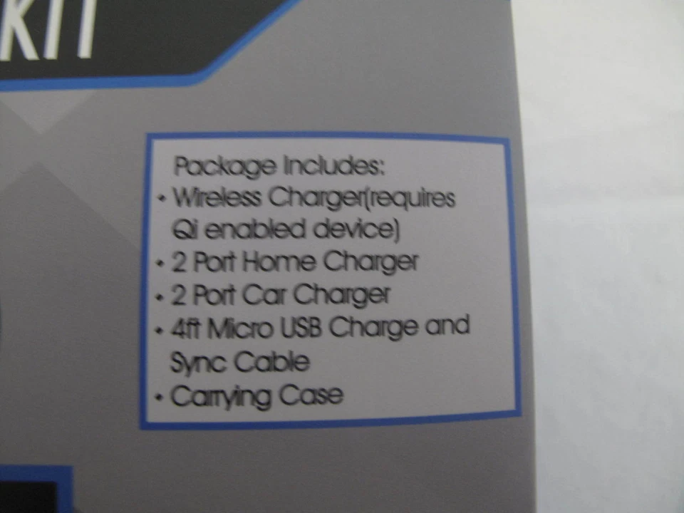 NEW 5-in-1 Charging Kit - Wireless Charger, Home & Car Chargers, 4ft Cable, Case - Image 4 of 4