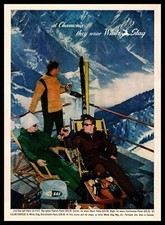 1961 White Stag Jackets Parkas Chamonix Mont Blanc Ski Lodge Swiss Alps Print Ad