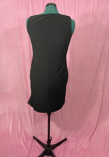 New PISARRO NIGHTS Womens Black Sleeveless Sheath Dress Petites PM - Picture 6 of 6