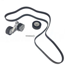 Serpentine Belt Tensioner Idler Pulley Kit Fit for BMW 128i 328i 330i 528i 530i